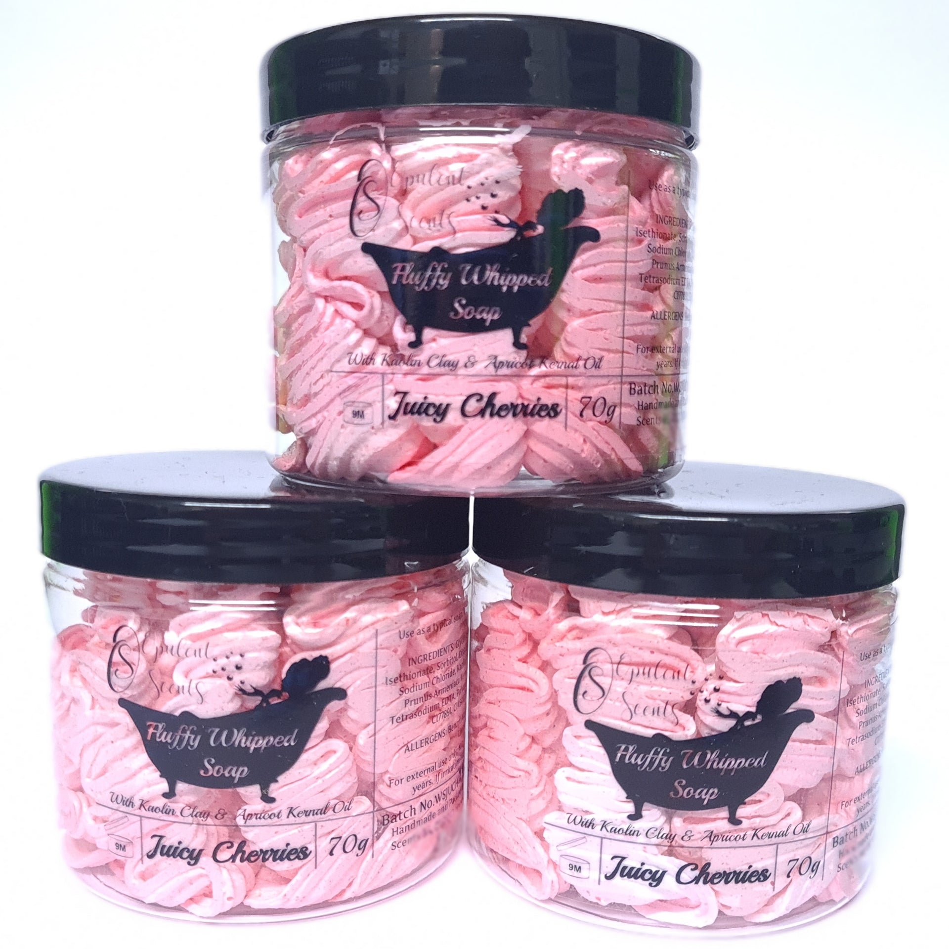 Juicy Cherries Fluffy Whipped Soap