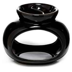 Ceramic Duo Orb Melter - Black - OpulentScents