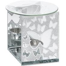 Load image into Gallery viewer, Silver Butterfly Glass Melter - OpulentScents

