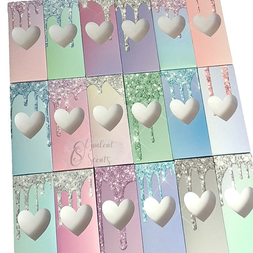 Snap Bar Boxes With Glitter Drip Design - Mixed Selection Pack - OpulentScents