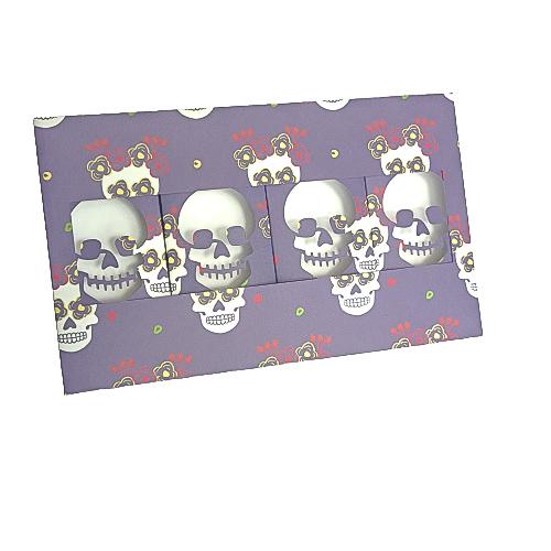 Snap Bar Boxes With Outer Gift Box - Skulls Design - OpulentScents